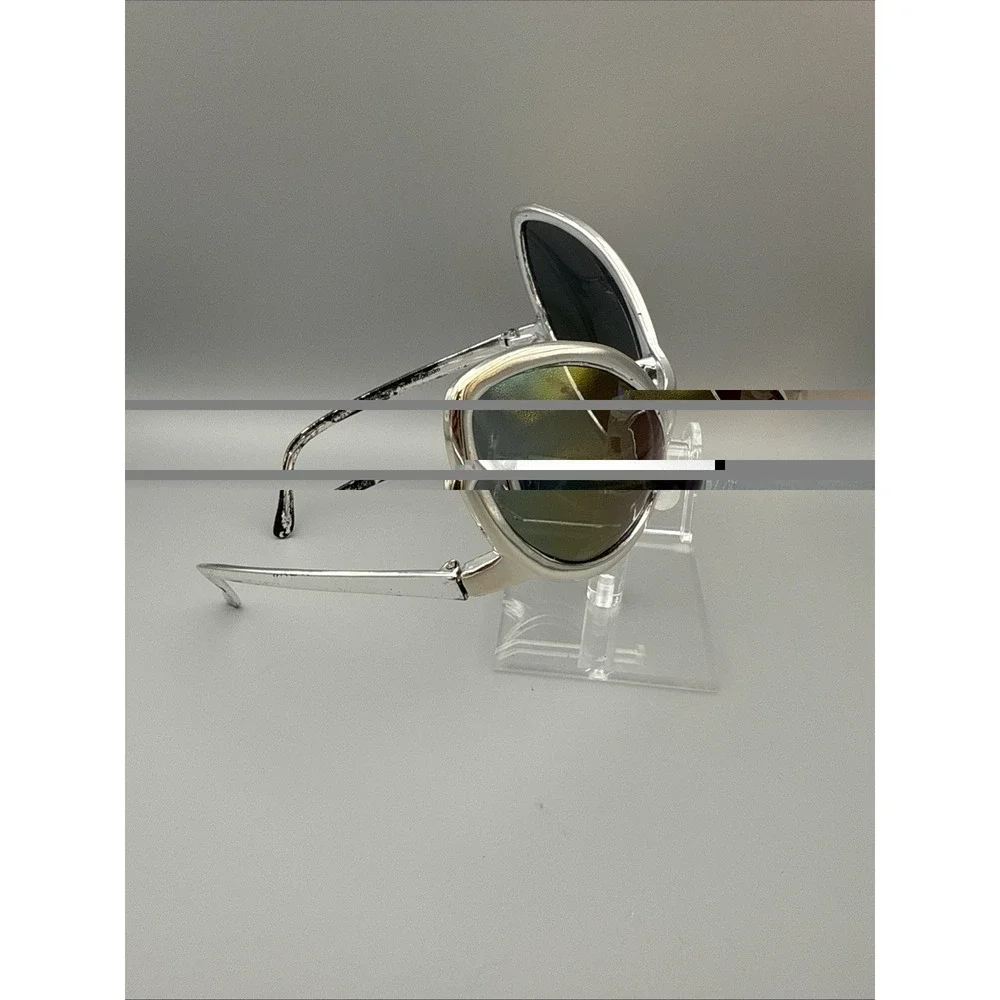 Alien Rainbon Lens Sunglass Silver  Frame One Size- Men/Women FUN